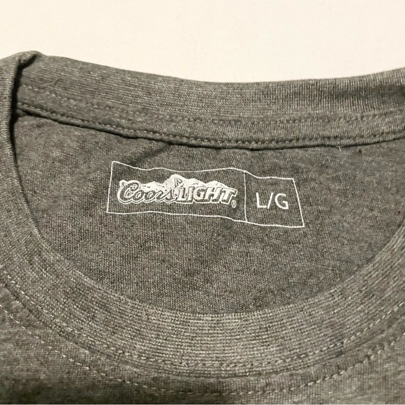 Coors Light Beer Logo Shirt Mountain Rockies Mens Large Tshirt - Picture 4 of 16